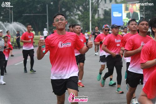 Race photo from Smartfren Run 2025 Vibes