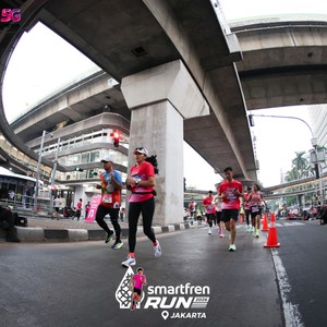 Race photo from SMARTFREN RUN 2026