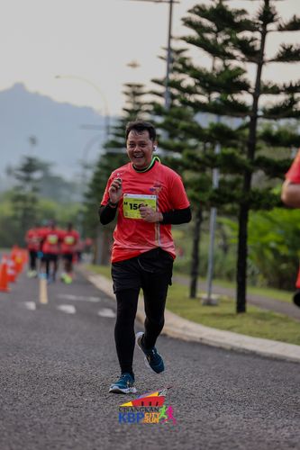 Race photo from CISANGKAN KBP CITY RUN 2025