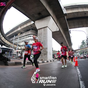 Race photo from SMARTFREN RUN 2026