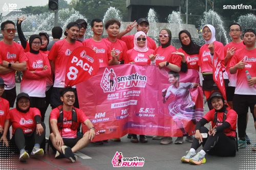 Race photo from Smartfren Run 2025 Vibes