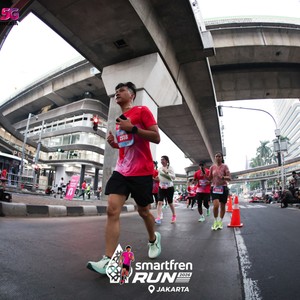Race photo from SMARTFREN RUN 2026