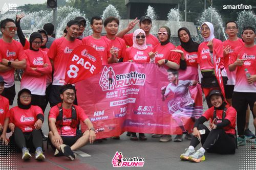 Race photo from Smartfren Run 2025 Vibes