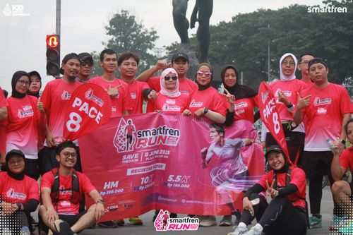 Race photo from Smartfren Run 2025 Vibes