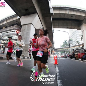 Race photo from SMARTFREN RUN 2026