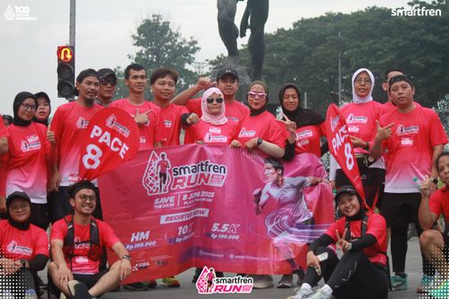 Race photo from Smartfren Run 2025 Vibes
