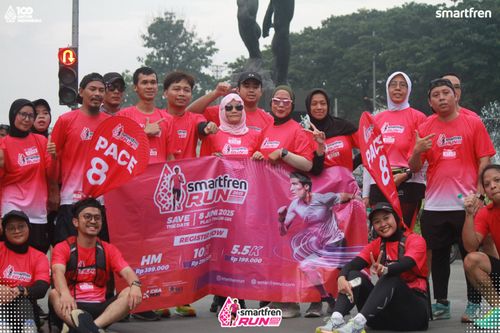 Race photo from Smartfren Run 2025 Vibes