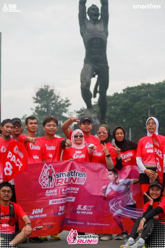 Race photo from Smartfren Run 2025 Vibes