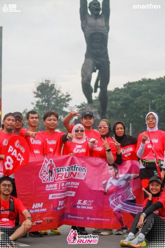 Race photo from Smartfren Run 2025 Vibes