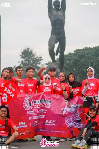 Race photo from Smartfren Run 2025 Vibes