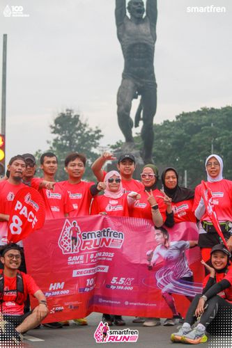 Race photo from Smartfren Run 2025 Vibes