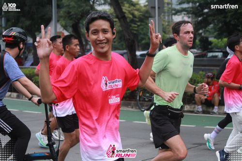 Race photo from Smartfren Run 2025 Vibes