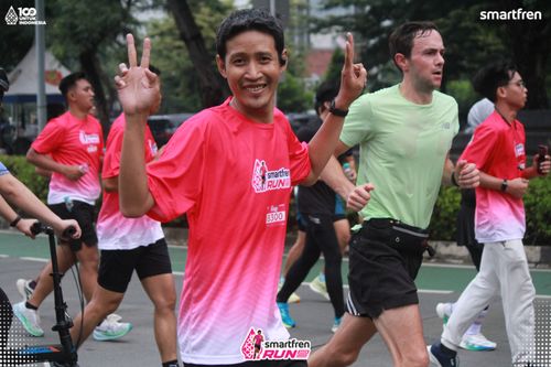 Race photo from Smartfren Run 2025 Vibes