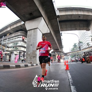 Race photo from SMARTFREN RUN 2026