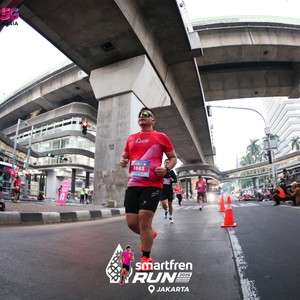 Race photo from SMARTFREN RUN 2026