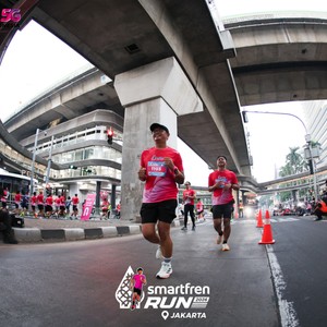 Race photo from SMARTFREN RUN 2026