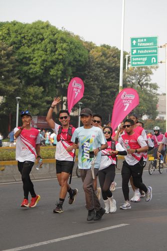 Race photo from Smartfren Run 2024 Vibes
