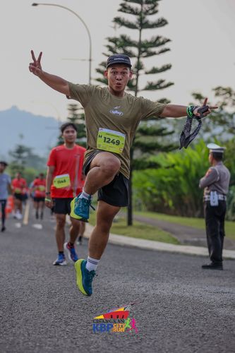 Race photo from CISANGKAN KBP CITY RUN 2025