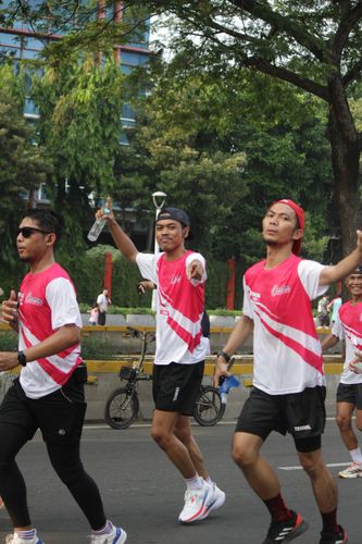Race photo from Smartfren Run 2024 Vibes