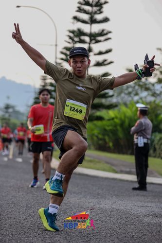 Race photo from CISANGKAN KBP CITY RUN 2025