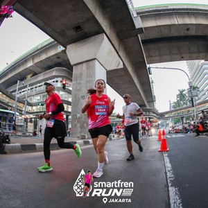 Race photo from SMARTFREN RUN 2026