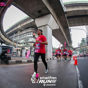 Race photo from SMARTFREN RUN 2026