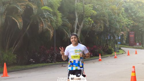 Race photo from Taman Budaya x BOGORUN 2025