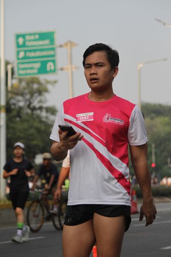 Race photo from Smartfren Run 2024 Vibes