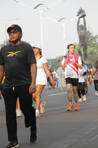 Race photo from Smartfren Run 2024 Vibes