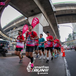 Race photo from SMARTFREN RUN 2026