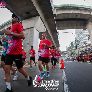 Race photo from SMARTFREN RUN 2026