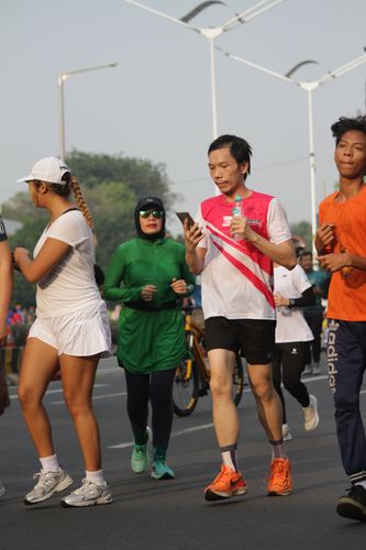 Race photo from Smartfren Run 2024 Vibes