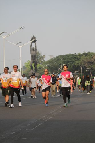 Race photo from Smartfren Run 2024 Vibes