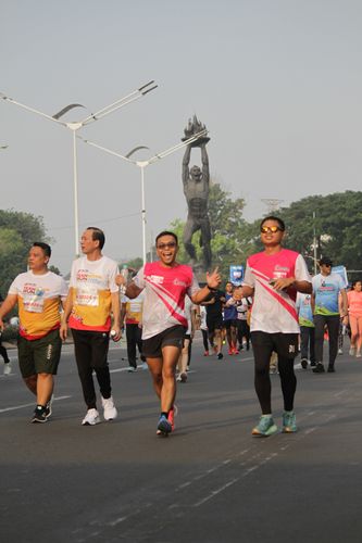 Race photo from Smartfren Run 2024 Vibes