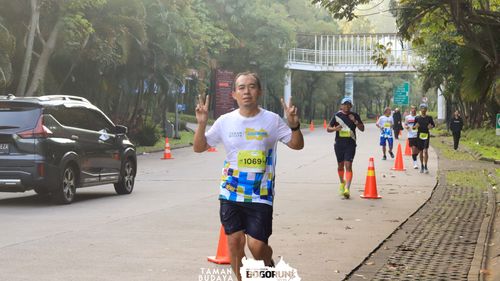 Race photo from Taman Budaya x BOGORUN 2025