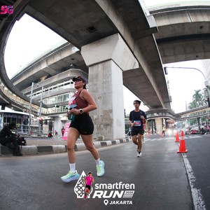 Race photo from SMARTFREN RUN 2026