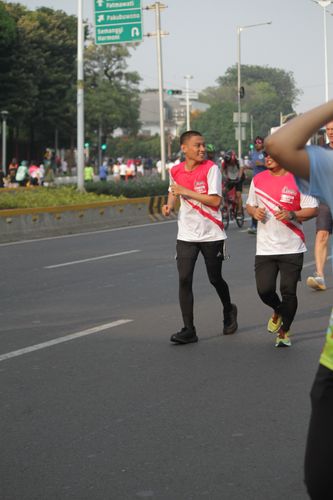 Race photo from Smartfren Run 2024 Vibes