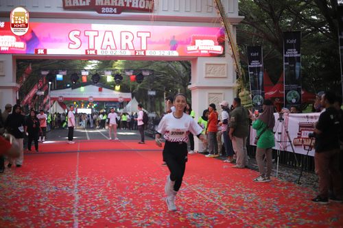 Race photo from Kediri Half Marathon 2024