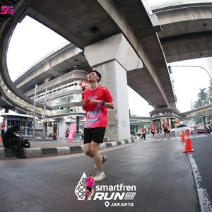 Race photo from SMARTFREN RUN 2026