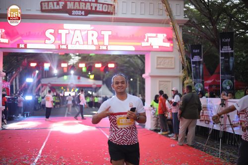 Race photo from Kediri Half Marathon 2024