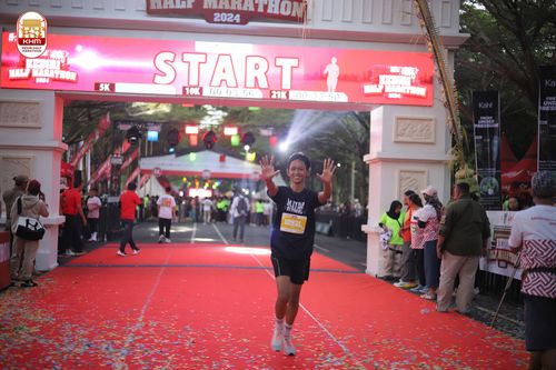 Race photo from Kediri Half Marathon 2024