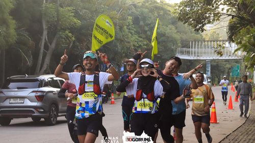 Race photo from Taman Budaya x BOGORUN 2025