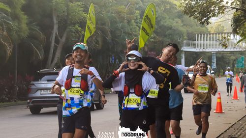 Race photo from Taman Budaya x BOGORUN 2025