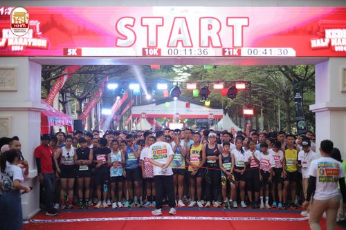 Race photo from Kediri Half Marathon 2024