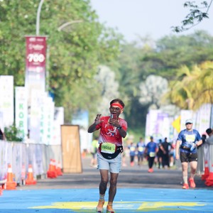 Race photo from BOGORUN 2026