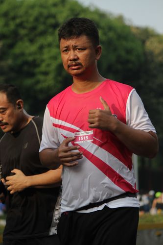 Race photo from Smartfren Run 2024 Vibes