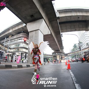 Race photo from SMARTFREN RUN 2026