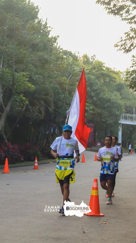 Race photo from Taman Budaya x BOGORUN 2025