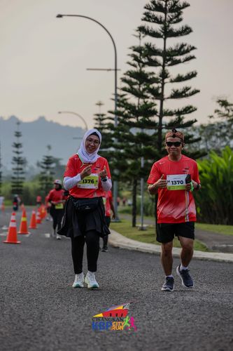 Race photo from CISANGKAN KBP CITY RUN 2025