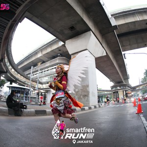 Race photo from SMARTFREN RUN 2026